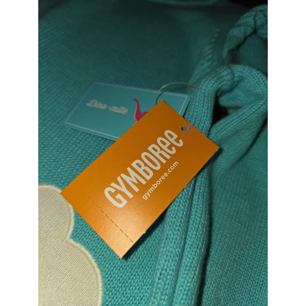 Gymboree dinomite Dinosaur Rainbow Knit Sweater Dress size 8 nwt dino-mite
